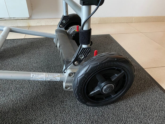 Roda maciça completa para cadeira de rodas elétrica Joytec e Joytec Pro